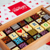 Valentine's Day Chocolate Art Limited Edition Wooden Box