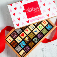 Valentine's Day Chocolate Art Limited Edition Wooden Box