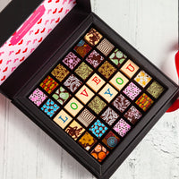 Valentine's Day Chocolate Art Scrabble Box