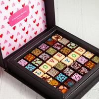 Valentine's Day Chocolate Art Scrabble Box