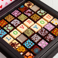 Valentine's Day Chocolate Art Scrabble Box