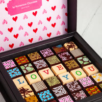 Valentine's Day Chocolate Art Scrabble Box