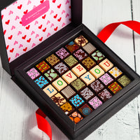 Valentine's Day Chocolate Art Scrabble Box