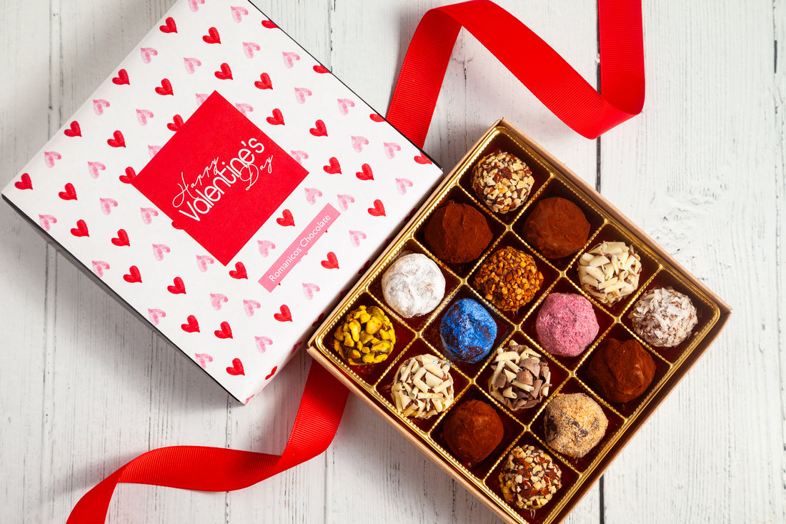 Valentine's Day Single Queen Size Signature Truffle Box (16 Pieces)