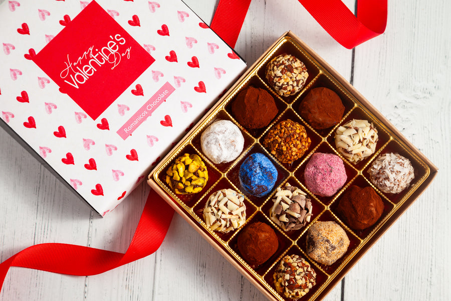 Valentine's Day Single Queen Size Signature Truffle Box (16 Pieces)