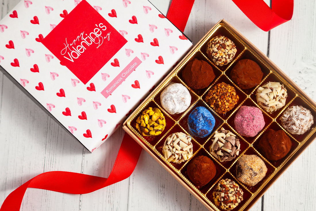 Valentine's Day Single Queen Size Signature Truffle Box (16 Pieces)