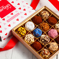 Valentine's Day Single Queen Size Signature Truffle Box (16 Pieces)