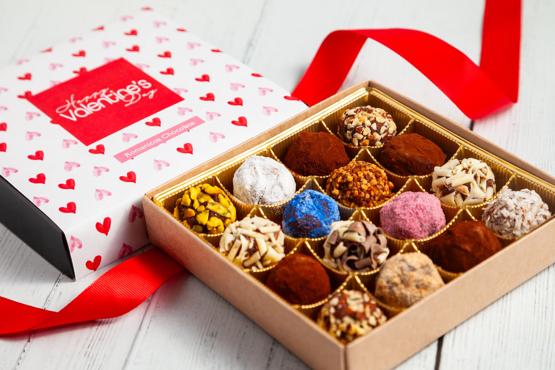 Valentine's Day Single Queen Size Signature Truffle Box (16 Pieces)