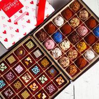 Valentine's Day King Size Mixed Box (50 Pcs: 25 Bonbons, 25 Truffles)