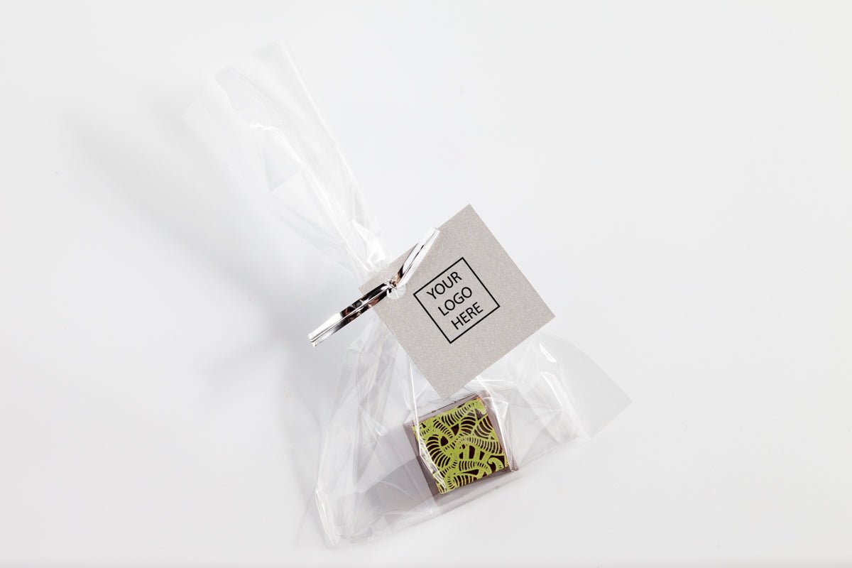 Chocolate Party Favor with custom tag - Romanicos Chocolate