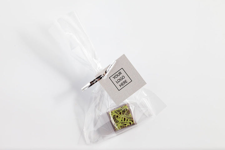 Chocolate Party Favor with custom tag - Romanicos Chocolate
