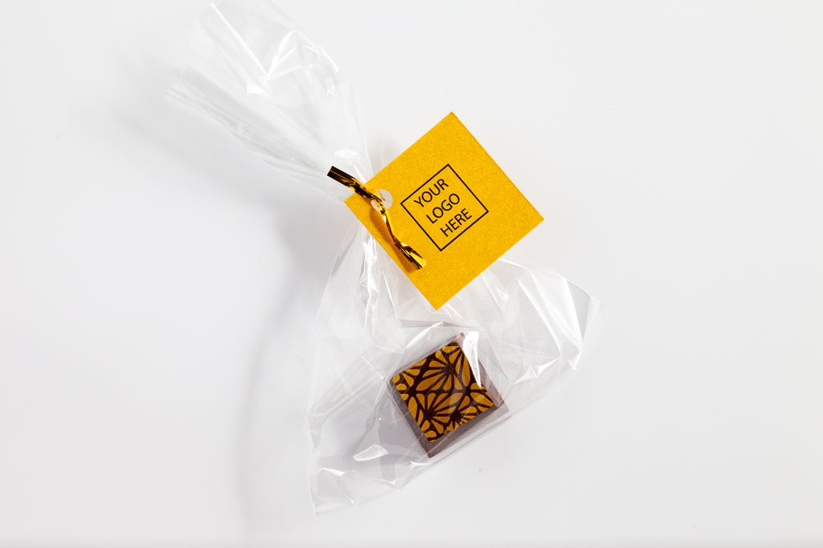 Chocolate Party Favor with custom tag - Romanicos Chocolate
