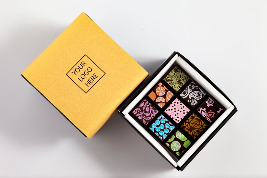 Corporate Chocolate Art Piccolo Box - Romanicos Chocolate