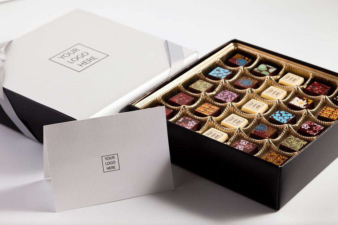 Corporate Double King Chocolate Art Box - Romanicos Chocolate
