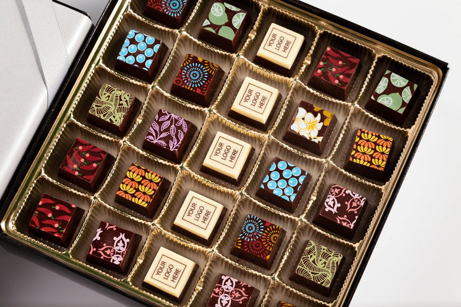 Corporate Double King Chocolate Art Box - Romanicos Chocolate