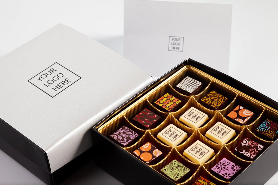 Corporate Double Queen Chocolate Art Box - Romanicos Chocolate