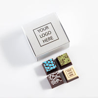 CORPORATE Party Favor [FOUR Pieces] - Romanicos Chocolate