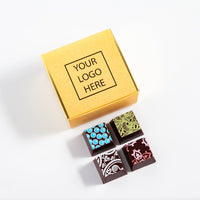 CORPORATE Party Favor [FOUR Pieces] - Romanicos Chocolate