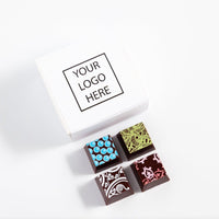CORPORATE Party Favor [FOUR Pieces] - Romanicos Chocolate
