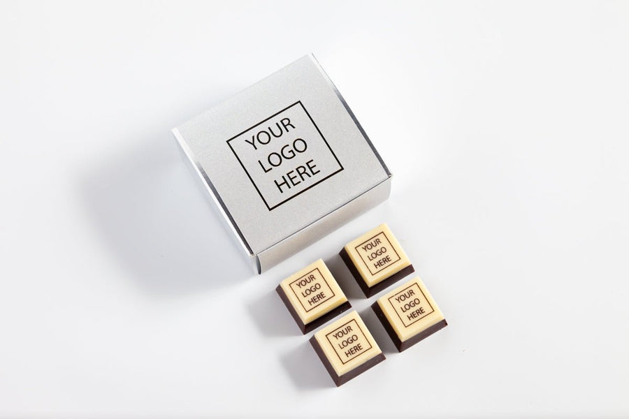CORPORATE Party Favor [FOUR Pieces] - Romanicos Chocolate