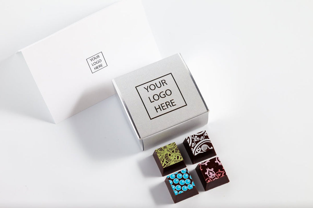 CORPORATE Party Favor [FOUR Pieces] - Romanicos Chocolate