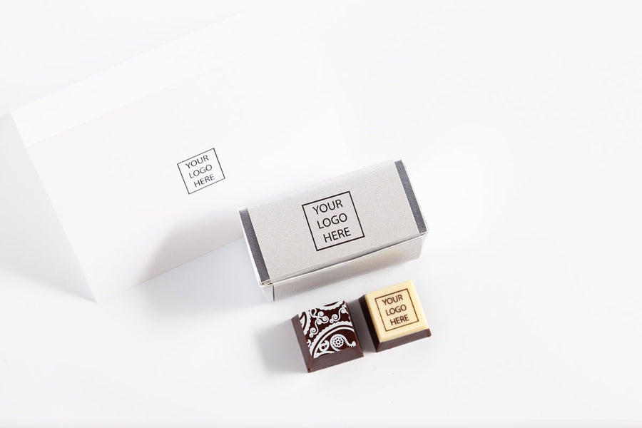 Corporate Party Favor [TWO Pieces] - Romanicos Chocolate
