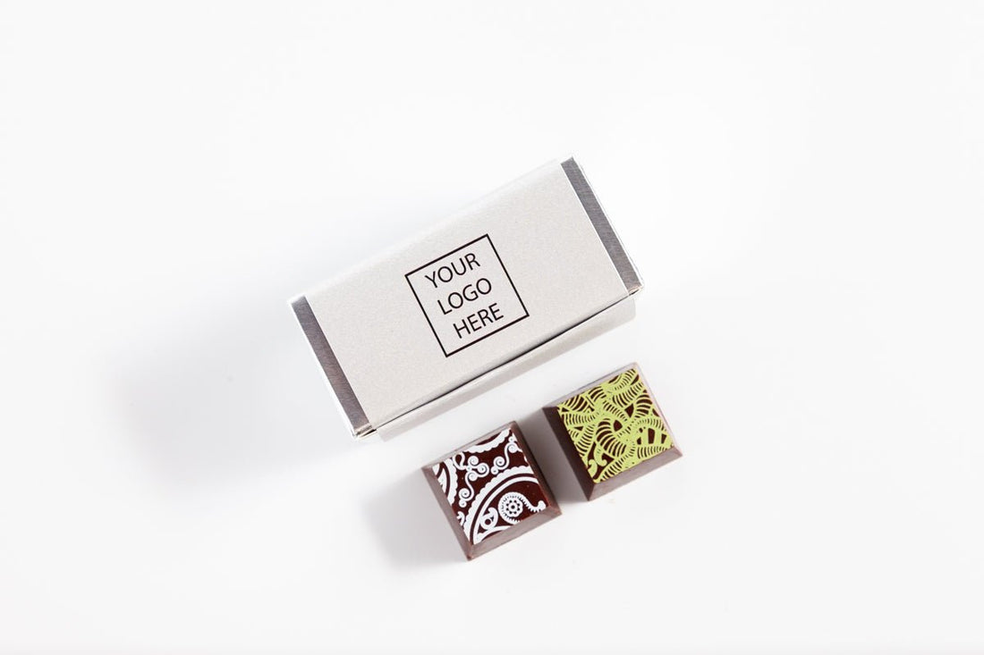 Corporate Party Favor [TWO Pieces] - Romanicos Chocolate