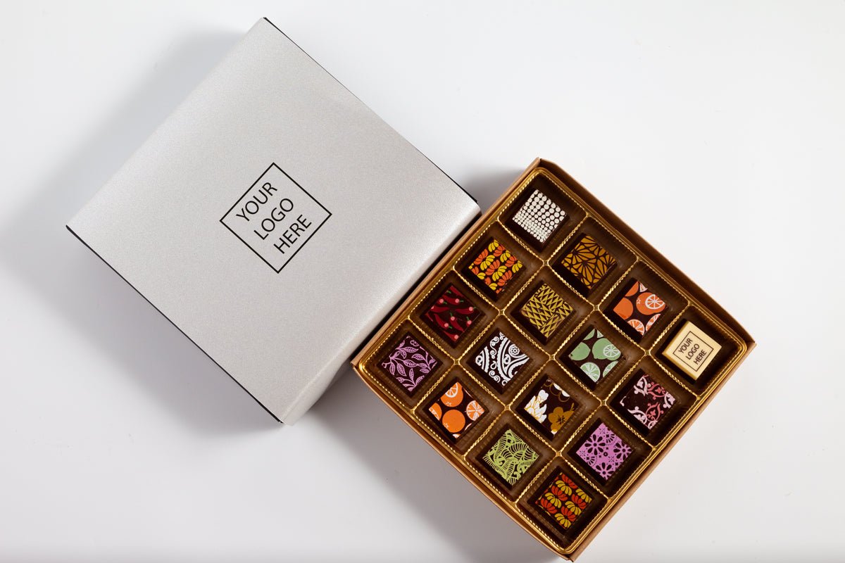 Corporate 16pc Chocolate Art Box - Romanicos Chocolate