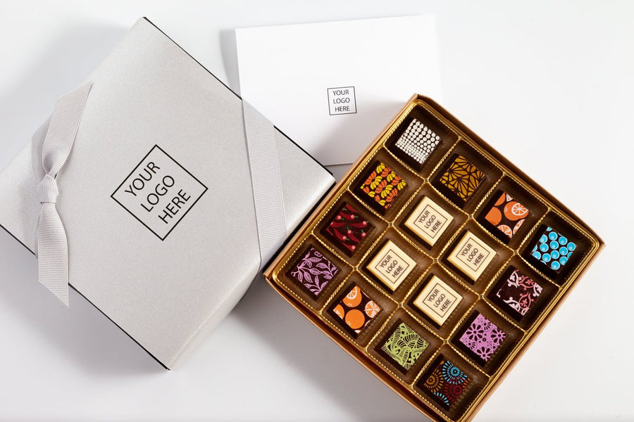 Corporate Single Queen Chocolate Art Box - Romanicos Chocolate
