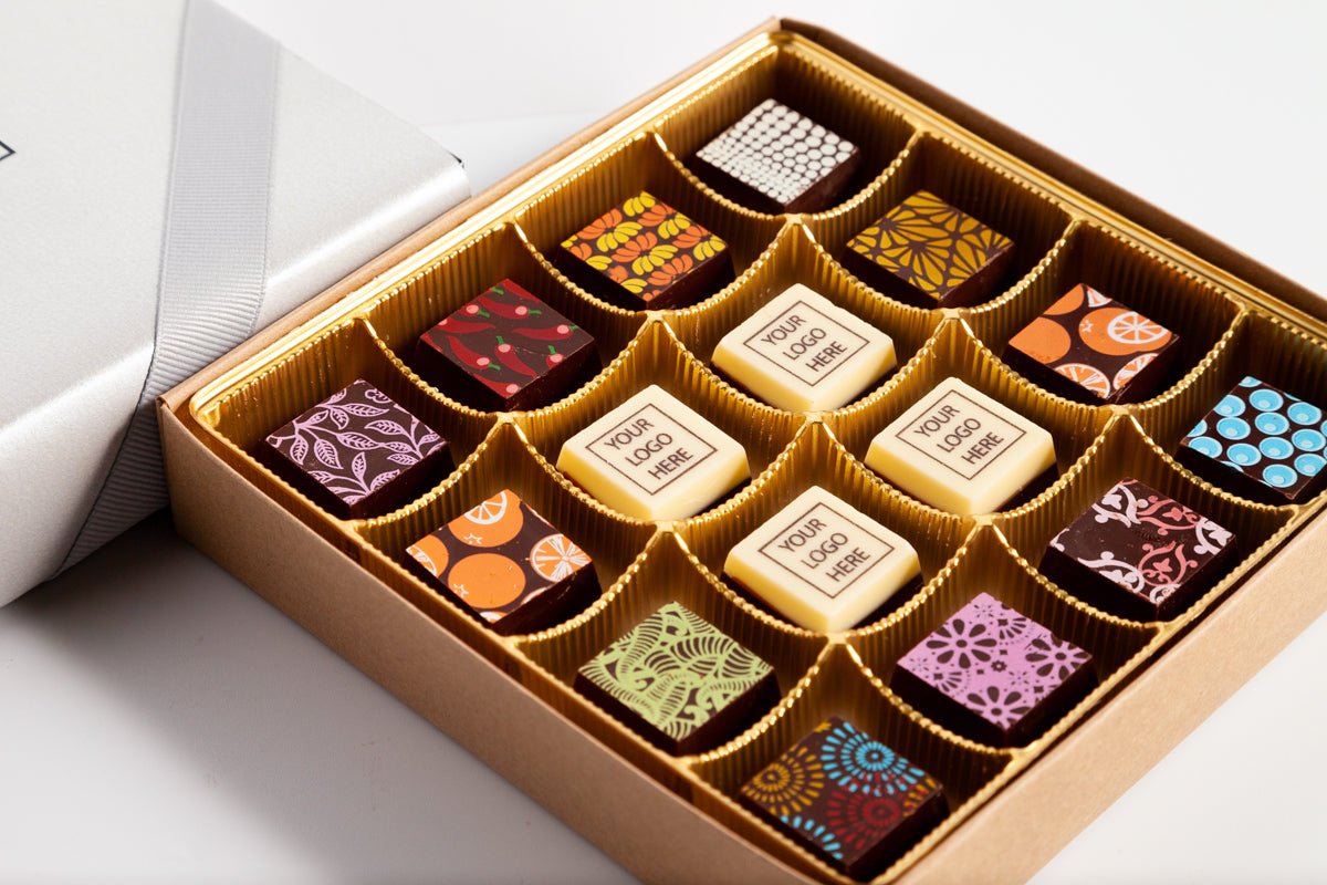 Corporate 16pc Chocolate Art Box - Romanicos Chocolate