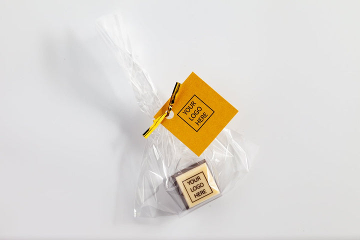 Custom Chocolate Party Favor with Tag - Romanicos Chocolate