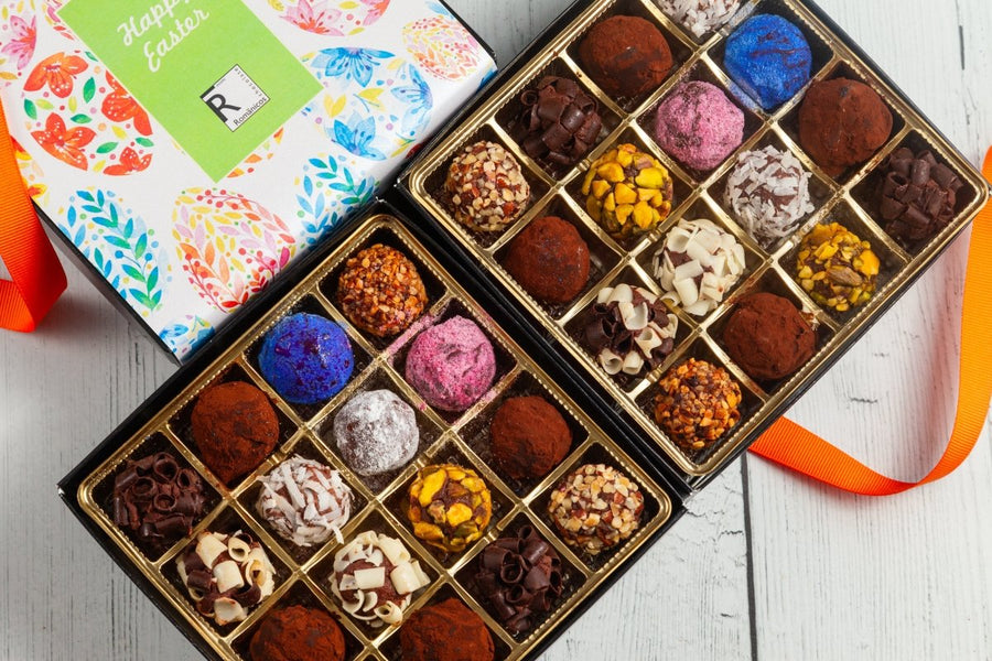 Easter Double Queen Signature Truffle Box (32 Pcs) - Romanicos Chocolate