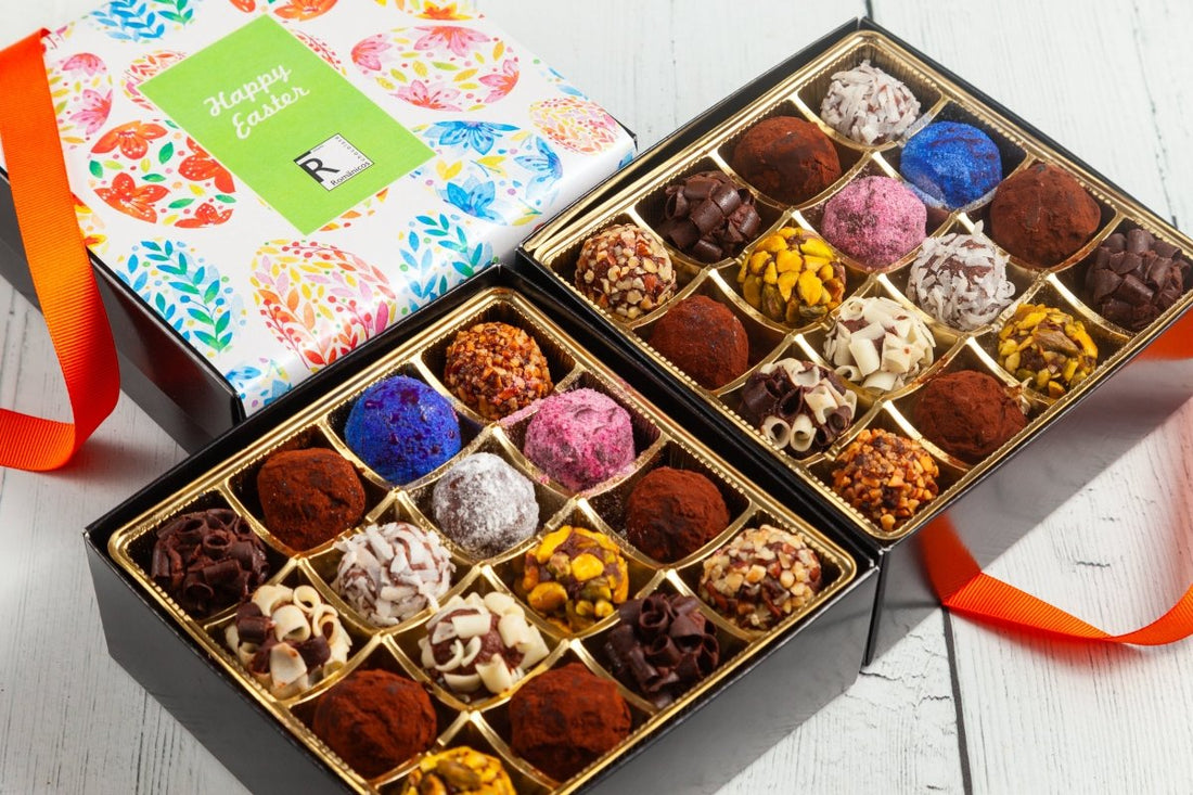 Easter Double Queen Signature Truffle Box (32 Pcs) - Romanicos Chocolate