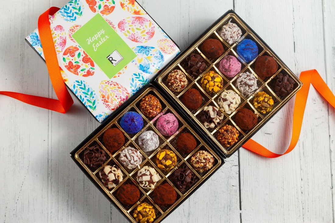 Easter Double Queen Signature Truffle Box (32 Pcs) - Romanicos Chocolate