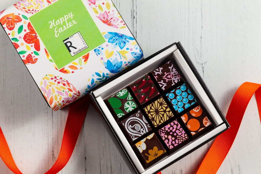 Easter Piccolo Chocolate Art Box - Romanicos Chocolate