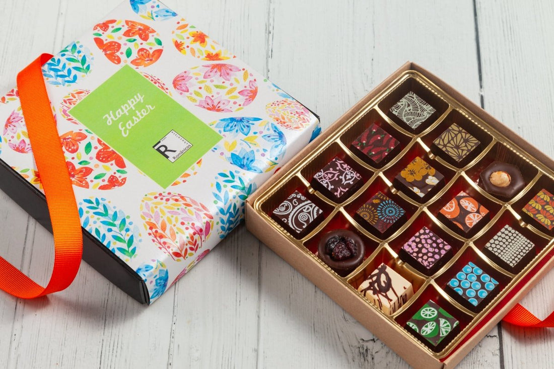 Easter Queen Chocolate Art Box - Romanicos Chocolate