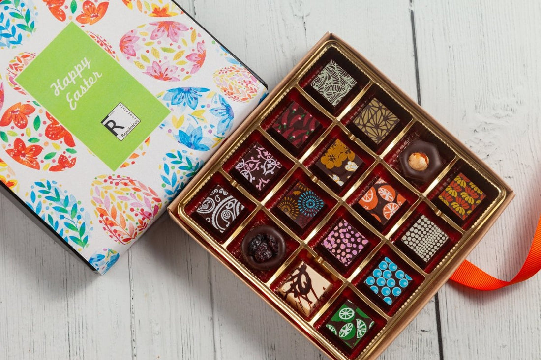 Easter Queen Chocolate Art Box - Romanicos Chocolate