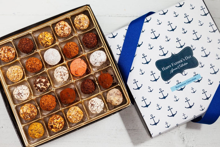 Father's Day Double King Signature Truffle Box (50 Pcs) - Romanicos Chocolate