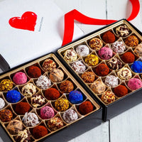I Love You Double King Size Signature Truffle Box (50 Pcs) - Romanicos Chocolate