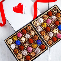 I Love You Double King Size Signature Truffle Box (50 Pcs) - Romanicos Chocolate
