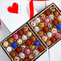 I Love You Double King Size Signature Truffle Box (50 Pcs) - Romanicos Chocolate