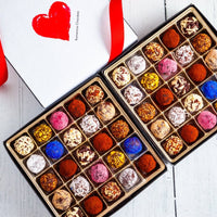 I Love You Double King Size Signature Truffle Box (50 Pcs) - Romanicos Chocolate