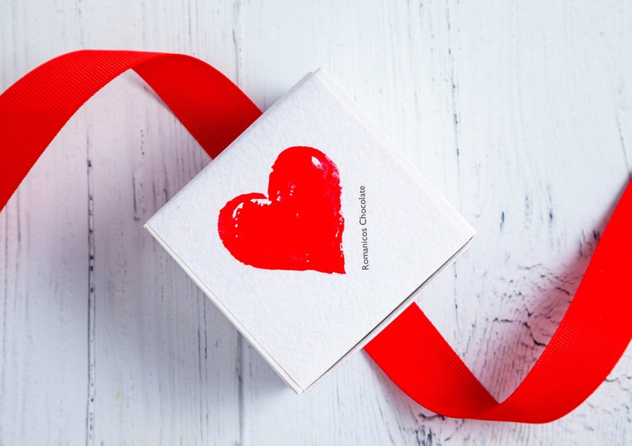 I Love You Party Favor Chocolate Art Box - Romanicos Chocolate