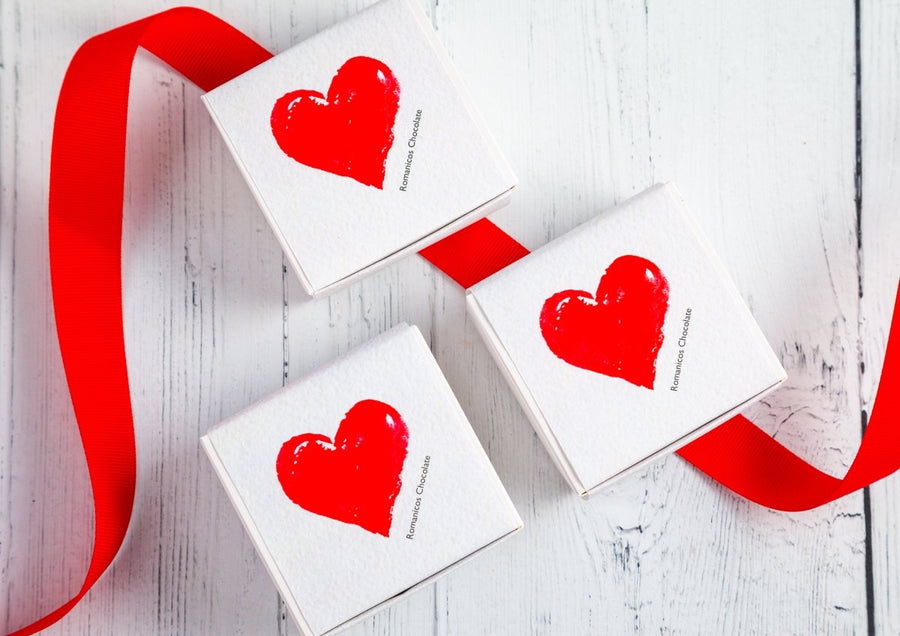 I Love You Party Favor Chocolate Art Box - Romanicos Chocolate