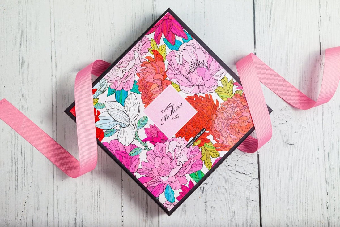 Mother's Day Chocolate Art Scrabble Box(36 pcs) - Romanicos Chocolate
