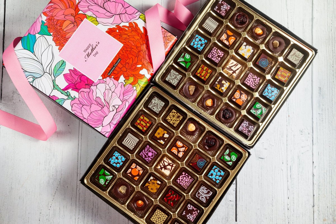 Mother's Day Double King Chocolate Art Box (50 Pcs) - Romanicos Chocolate