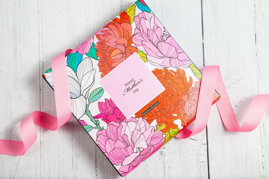 Mother's Day Double King Chocolate Art Box (50 Pcs) - Romanicos Chocolate