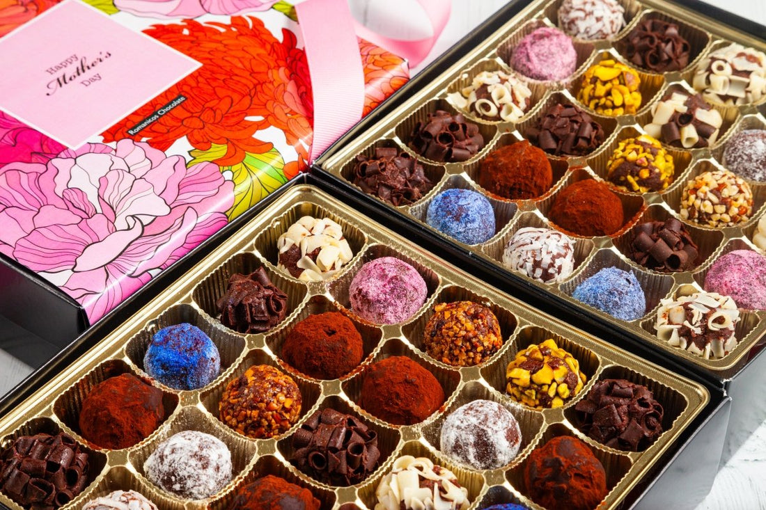 Mother's Day Double King Signature Truffle Box (50 Pcs) - Romanicos Chocolate