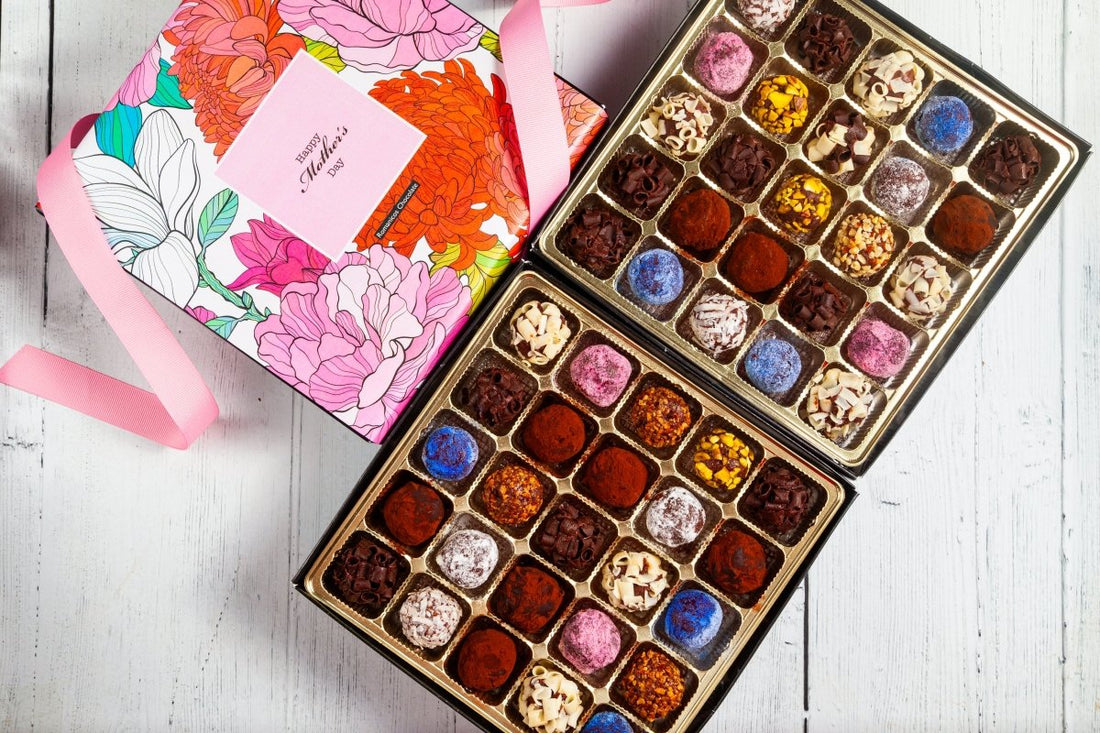 Mother's Day Double King Signature Truffle Box (50 Pcs) - Romanicos Chocolate