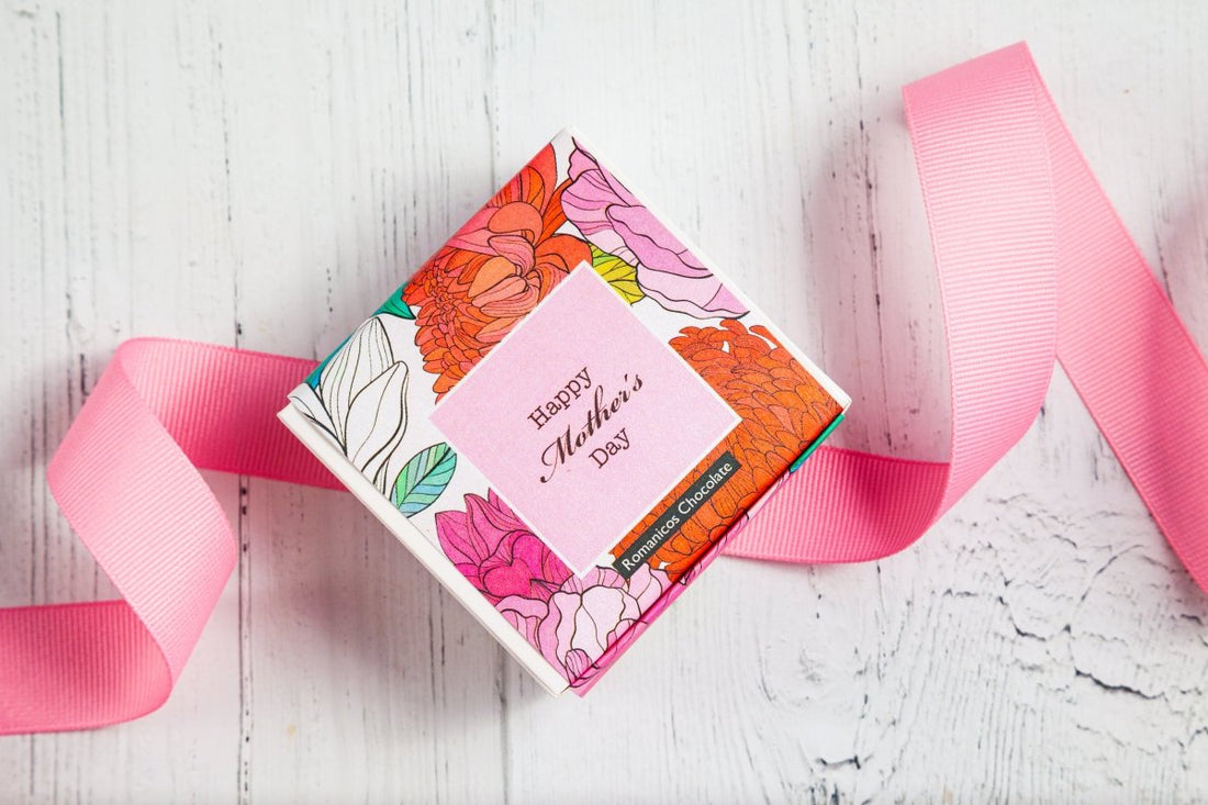 Mother's Day Party Favor Chocolate Art Box - Romanicos Chocolate